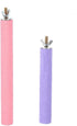 Bird Cage Perch Parrot Sand-Surface Stand 2-Pack, Grinding Wood Stick Platform for Macaw, Budgies
