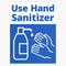 BKR Graphics Use Hand Sanitizer Sign Vinyl Sticker Waterproof Bumper Sticker Laptop Window 5"