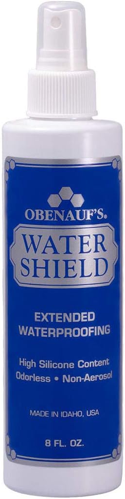 Obenauf's Water Shield Odorless Waterproofing Spray for Fabrics and Leather, 8oz Bottle