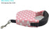 Blovess Yueton 16.5 ft Pet Dog Cat Puppy Retractable Leash Traction Rope Walking Lead Leash (Pink)
