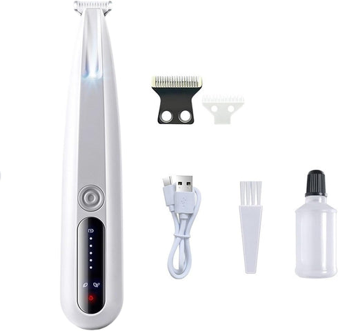 Vdaxvme Trimmers Quiet Electric Pet Clippers with Ceramic Cutting Body for Dog Paws Hair Maintenance Pet Grooming Tool