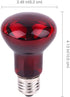 MD Lighting MaoTopCom 25w Infrared Heating Lamp/Light/Bulb 2 Pack, 110v E27 Basking Spot Light Bulbs
