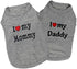 2 Pack Puppy Shirt for Small Dog Boy - Casual Breathable Comfortable Apparel for Dog Cat