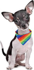 Tinsow 2 Pcs Breathable Bandanas Bibs - Rainbow Dog Kerchief for LGBT+ Pride Day, Dog Collar, Cat Pets Collar