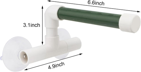 Hypeety Bird Parrot Stand Perch Shower Toy with Suction Cup for Parakeet Finch Bath Stands