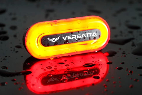LED Helmet Light, Motorcycle Helmet Light, Bicycle Rear Red Safety Light for Night Riding, Rechargeable Type-C Cable