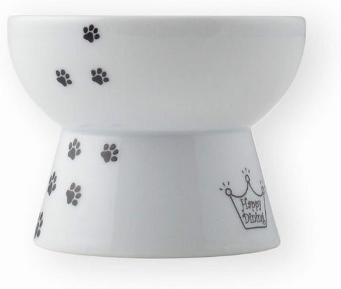 Necoichi Raised Stress Free Cat Food Bowl - Elevated, Backflow Prevention, Dishwasher/Microwave Safe, Mini