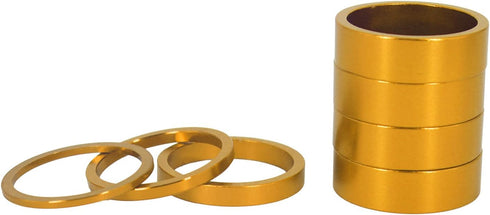 PLATT Aluminium Alloy Bike Headset Spacer, Fit 1 1/8-Inch Stem for MTB BMX Road Bikes (7PCS)