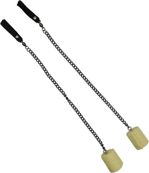 PEHHAH 50mm 63cm) Fire Poi, Flow, Spinning, Kevlar Wick Head, Circus, Dance Prop for Festivals & Performances (Total