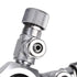 Zerodis CO2 Splitter Multi Ways Distributor, Aquarium Regulator CO2 Splitter Valve (4 Ways)