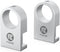 FZONE Mini Aquarium Fixing Clamp, Aluminum Alloy Holder for Rimless Aquariums, Fasten Water Pipes