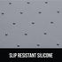 Gorilla Grip 100% Waterproof BPA Free Silicone Pet Feeding Mat, 16x10, Gray, Protects Floors, Dog Cat Food Mats