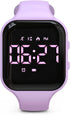 Non-Bluetooth Digital Fitness Tracker Watch, Pedometer with Step Counting, Distance, Calories, Stopwatch, Alarm Clock,