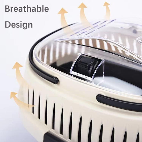 Chinchillas, KAMEIOU Blue Small Animal Carrier for Guinea Pig, Sugar Glider, Hamster, Hedgehog, Rat, Snakes - Portable