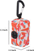 LZSOMPK 15 3.5 1.8 2.2 inches Fashionable Dog Poop Bag Holder Dog Poop Bag Dispenser for Leash,with Metal Carabiner
