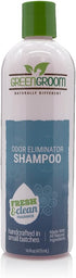 Green Groom Odor Eliminator Dog Shampoo, 16 oz - All Natural Ingredients, Powerful Deodorizing Formula