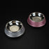 Generic 2 Dog Food Bowls Sparkling Stainless Steel Pet Water with Rubber Base for Cats & Color Stainless Steel Large
