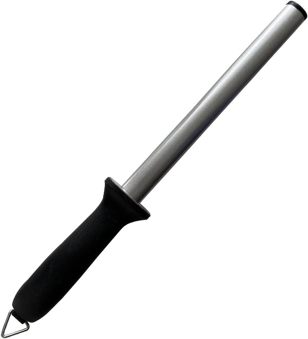 Farrier Tool Hoof Knife Sharpener with Fine Diamond Grit Coated 8 Inch Honing Rod