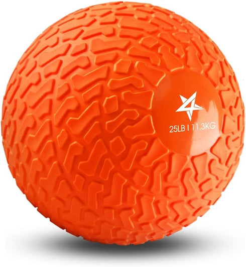 Yes4All Upgraded Fitness Slam Medicine Ball 25lbs for Exercise, Strength, Power Workout