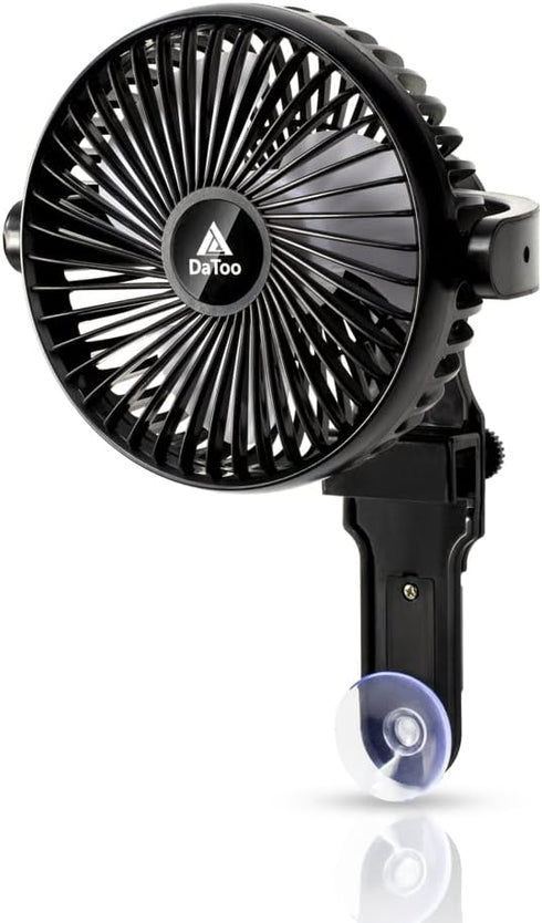 DaToo Quiet Aquarium Chillers, Adjustable Wind Angle Cooling Fan for Fish Tank with Clip and Suction Cup