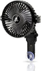 DaToo Quiet Aquarium Chillers, Adjustable Wind Angle Cooling Fan for Fish Tank with Clip and Suction Cup