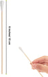 200 Pieces Long Ear Swab Buds for Dog with Wooden Handle, 6 Inches for Pet Care