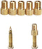 Presta to Schrader Valve Adapter for Bike, Inflate Presta Valve Tire with Air Compressor, 5 Pieces