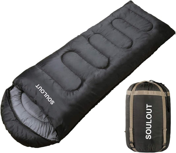Sleeping Bag 3-4 Seasons | Lightweight, Portable, Waterproof for Adults & Kids, Indoor & Outdoor