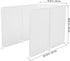 JUMPLAWN 3 Litter Box Shield: Dog Pee Fence Potty Training Pad Indoor Cat Bathroom Guard for Pets - Sides Anti-Splash