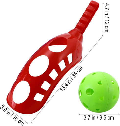 Scoop Ball Game, Plastic Toss and Catch Toys for Kids, Outdoor Indoor Activities for Fun