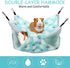 Boao 2 Pcs Guinea Pig Rat Hammock for Small Animals, Hanging Accessories for Guinea Pig, Hamster