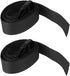 Pack of 2 Adjustable Golf Trolley Webbing Straps with Buckle, Nylon for Backpack Luggage, Black