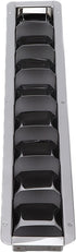 8 Acouto Boat Louver Vent,Marine Vent Grille Oblong Stainless Steel Slots Grid Cover Boat Shutters Blind Louvre