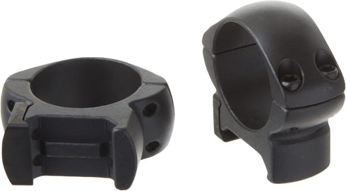 Weaver Grand Slam Steel Medium Top Mount Rings, 1-Inch, Matte Black