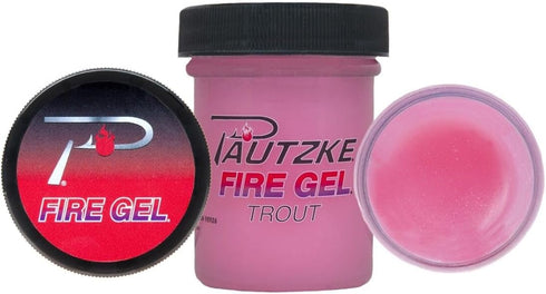 Pautzke Fire Gel Bait Scent Trout Fishing Attractant, Long-Lasting Fish Scent Gel, Easy Apply Lure Enhancer, 1.75 Ounce