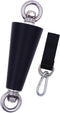 Fancyes 1 Piece Exercise Handles, Stainless Steel Cone Grip, Non-Slip Design for