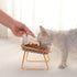 Elevated Cat Food Water Bowl with 15 Degree Tilt, Nonslip Base, Perfect for Multiple Cats