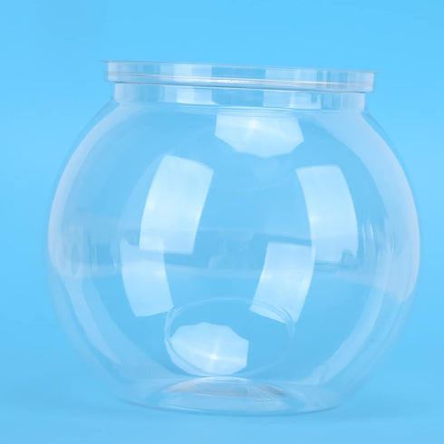 Mini Fish Tank, Transparent Plastic Betta Bowl for Desk Bookshelf, Fish Plant Tanks (Mini)