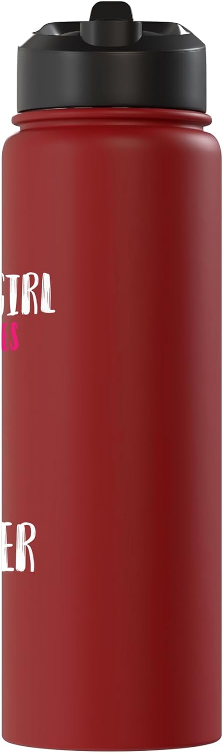 Funny Lobster Lover Apparel Just A Girl Loves Lobster Funny Sea Food Lover Stainless Steel Insulated Water Bottle