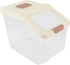 (20kg) Mumusuki Rice Storage Container, Airtight Design with Clear View and Scoop, for Dry Food Flour Pet Food
