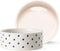 Fringe Studio MEMENTO DOT Medium Pet Bowl - Stoneware PetShop Collection (633201)