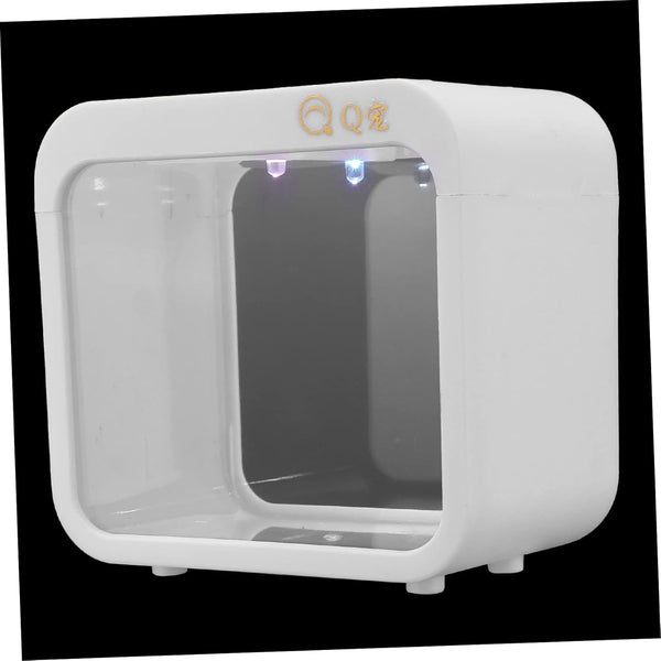 Mini Plastic Aquarium Kits, Small Fish Tank with LED Lighting, Ecological Landscape Box, Desktop Decoration