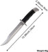 LarpGears Halloween Foam Rubber Training Fake Knife, 13.5 inches Safe Practice Knives for Martial Arts Props, Silver