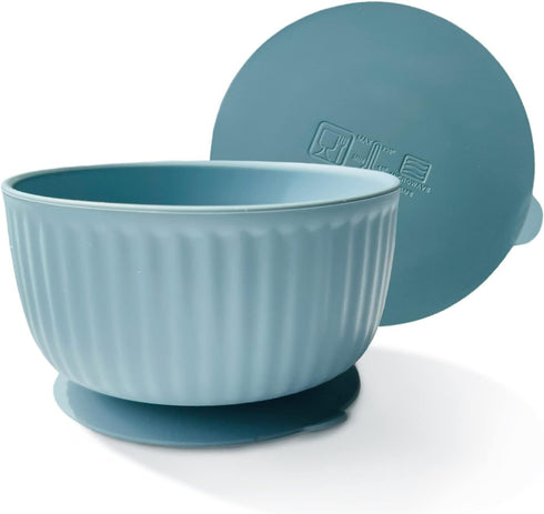 Cat Bowls with Suction Cup 13 Oz - Elevated Silicone Pet Dish with Non-Slip Bottom for Food and Water