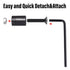 NEATABY 7 Quick Detach Swivels Mount Base Adapter Kit, Black Metal Stud Wrench, Pcs