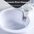 Elevated Cat Food Water Bowls with 15° Tilted Raised Stand, Double Dog Cat Bowls Anti Vomiting, Automatic Water