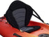 Pactrade Marine Adjustable Straps Black Gray Padded Deluxe Kayak Seat with Detachable Storage Backpack Bag for Canoeing