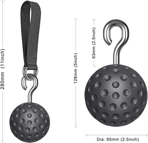 SELEWARE Non-Slip Pull Up Power Balls, Rock Climbing Grips for Strength Training, Forearm and Hand Exerciser for Chin
