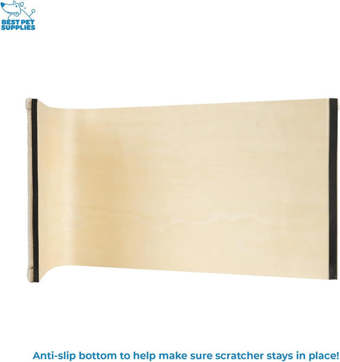 Best Pet Supplies Catify Sloped Sisal Scratchers, Heavy Duty Climbing Ramp for Indoor Cats - Cream