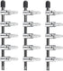 Aquarium Air Flow Control Lever Pump - 5 Way Inline Manifold Tubing Splitter Valve, 3-Pack
